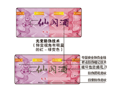 动态彩码防伪标签